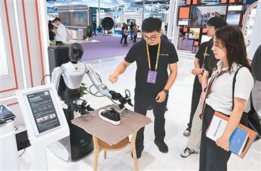 新华社记者 林善传摄人工智能深刻变革软件和信息技术服务业的开